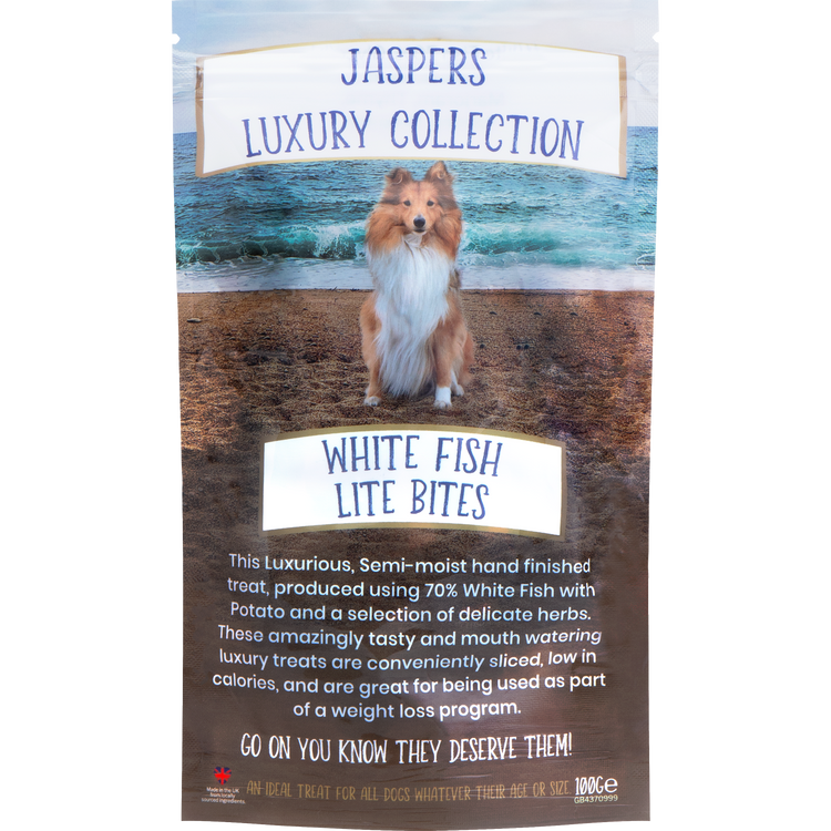 Jaspers Luxury Collection White Fish Lite Bites