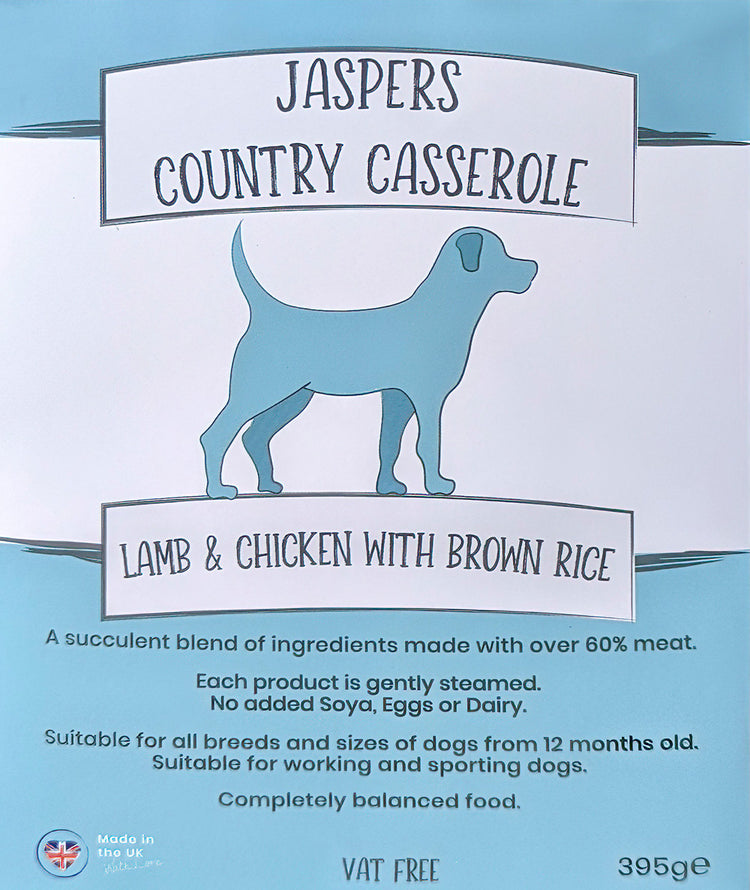 Jaspers Country Casserole Lamb & Chicken with Brown Rice